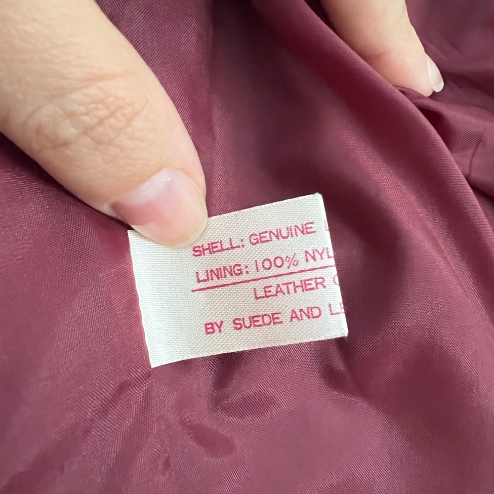 Maroon Genuine Leather Jacket - image 6